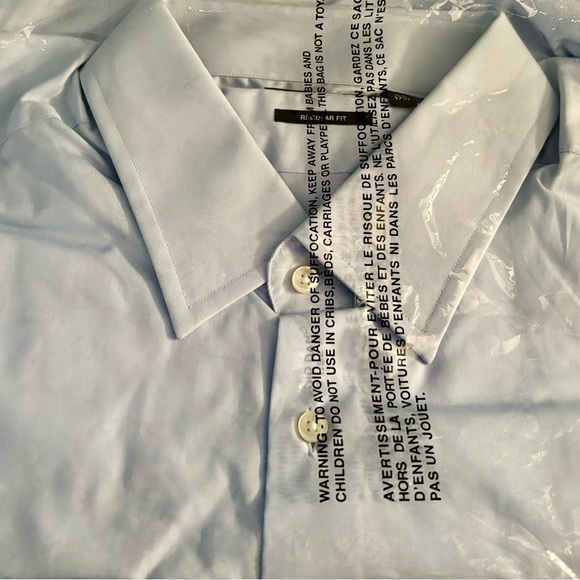 HUGO BOSS ENZO Regular Fit Button Down Dress Shirt 17.5 - Picture 6 of 7